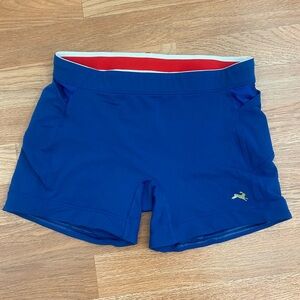 Tracksmith Small Blue Turnover Short Tights